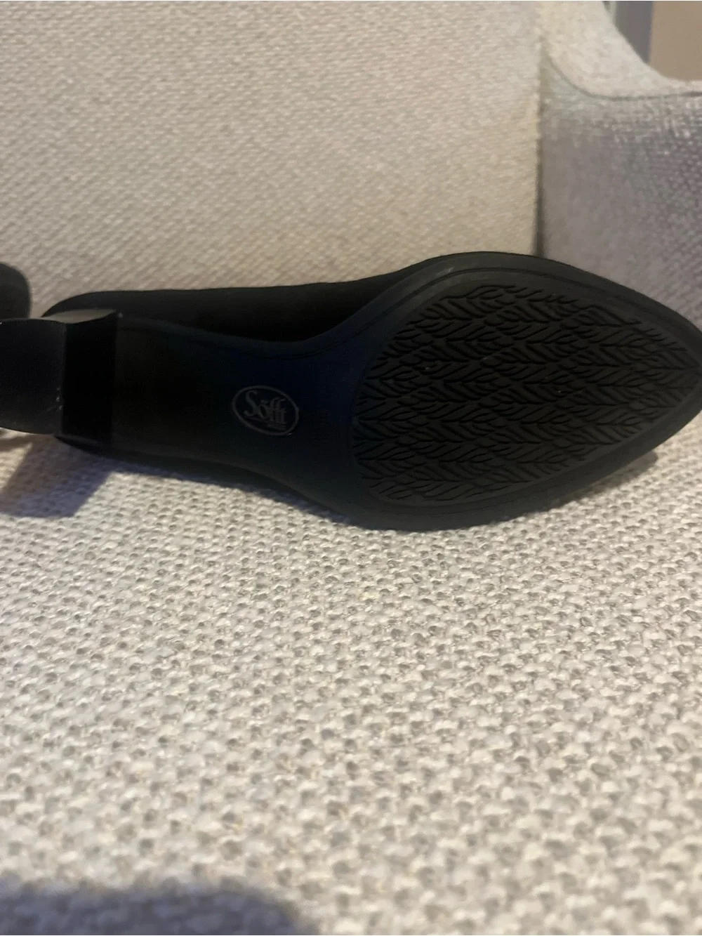Sofft Petra Black Suede Mary Jane Shoes - Picture 8 of 10